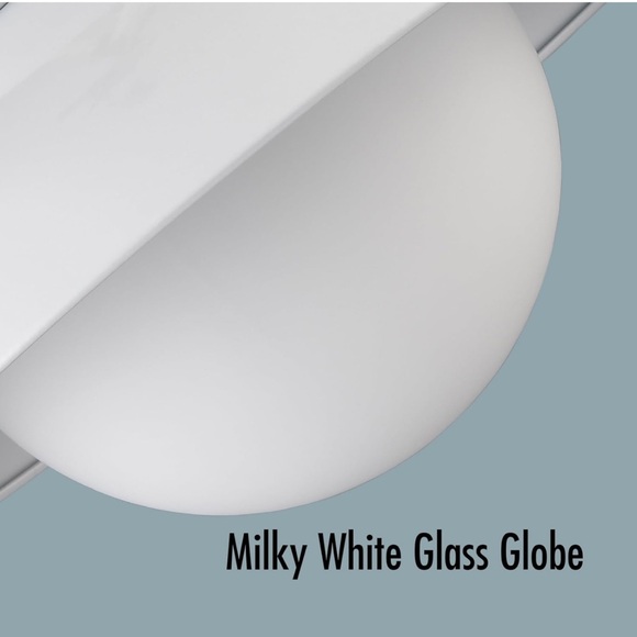 CLAXY Nautical Modern Ceiling Light Flush Mount White - Picture 6 of 6